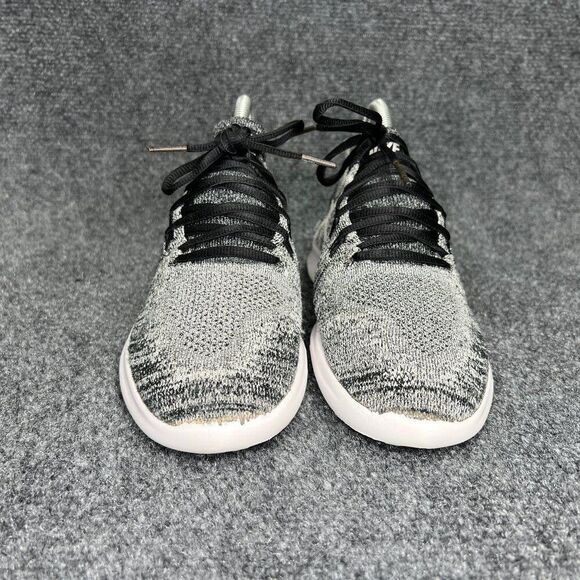 Nike Free RN Flykint 2017 Running Shoes Women's Size 6 Black White Oreo Athletic - Picture 2 of 13